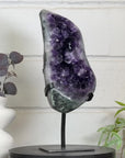 Natural Amethyst Geode with Huge Deep Purple Crystals - MWS3154