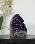 Amethyst Crystal Geode with Deep Purple Points for Home Decor - CBP1241