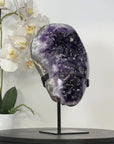 Natural Amethyst Cluster on Metal Stand - MWS3020