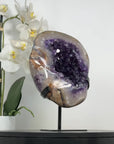 Natural Amethyst Geode - Deep Purple & Shinny Crystals - MWS2184