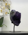 Deep Purple Amethyst Stone cluster on Stand - MWS2859