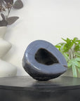Blue Banded Agatae Stone Geode - STGE0097
