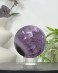 Amethyst Sphere Geode with Large Crystal Formation - SPH0157