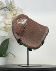 Natural Orange Sugar Quartz Geode - MWS2873