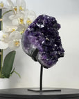 Natural Amethyst Geode - Stand Included - MWS2950