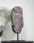 Beautiful Natural Large Quartz Crystal Slice, Stand included - MWS2332