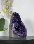 Amethyst Crystal Geode – Deep Purple Mineral for Home Decor - CBP1233