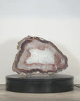 Natural Agate & Quartz Stone Slice for Home Decor - SLC0012