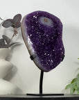 Natural Uruguayan Amethyst Crystal with Stalactite Eye Formation - MWS3194