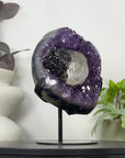 Unqiue Amethyst Cluster with Collection Grade Calcite inclusion - MWS3356
