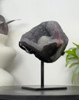 Natural Quartz Cluster with Calcite Formation - MWS3368