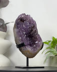 Uruguayan Amethyst Cluster with pseudocalcite Inclusion - MWS3353