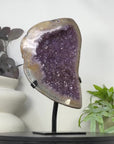 Large Natural Amethyst Crystal on Stand from Uruguay - MWS3324
