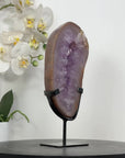 Natural Amethyst Stone Portal on Stand - MWS3013