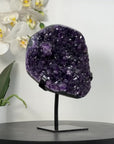 Natural Uruguayan Amethyst Geode with Deep Purple Crystals - MWS2587