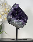 Amethyst Crystal Cluster Geode with Deep Purple Crystals - MWS2651