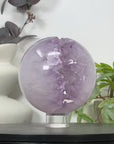 Large Amethyst Sphere Geode with Crystal Cavity Formation - SPH0163