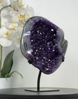 Top Grade Quality Amethyst Stone with Metallic Stand - MWS2455