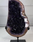 XXL Amethyst Geode with Jasper Shell - MWS2443