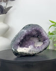 Natural Amethyst Geode with Calcite Crystal Foramtion - STGE0043