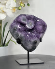 Beautiful Amethyst Stone woth Stalactite Eyes - MWS1337