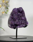 Amethyst Crystal Cluster on Stand for Home Decor Display - MWS2643