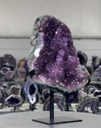 Amethyst Geode Crystal Cluster – Purple Mineral Specimen for Home Decor Display - MWS2697