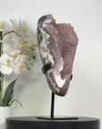 Huge Natural Pink Amethyst Geode - Unique Mineral Display Piece on Stand - MWS2802
