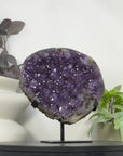 Top Grade Natural Amethyst Specimen on Metal Stand - MWS3359
