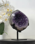 Natural Amethyst Geode with Stunning Agate Shell - MWS2970
