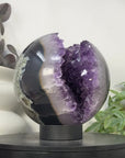 Huge XXL Amethyst & Agate Sphere Geode - SPH0237