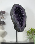 Large Natural Uruguayan Amethyst Geode with blue agate Shell - MWS3091