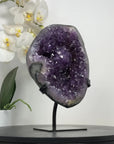 Natural Amethyst Geode with Shinny Crystals for home Decor - MWS2450