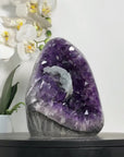 Stunning Amethyst Cathedral with Calcite Crystal Inclusion - CBP1194