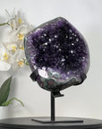 Amethyst Crystal Cluster Geode on Stand - Home Decor Display Piece - MWS2653