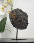 Natural Sugar Quartz Druzy & Agate Crystal Cluster - MWS2250