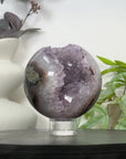 Natural Uruguayan Amethyst Sphere Geode - SPH0187