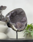 Natural Agate Geode with Beautiful Quartz interior - MWS3364