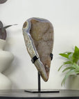 Natural Agate Geode with Beautiful Quartz Crystal Interior - MWS3341