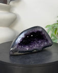 Natural Amethyst & Agate Stone Geode with polished Shell - STGE0082