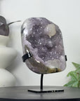 Natural Spirit Amethyst Cluster with Calcite Formations - MWS3292