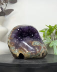 Natural Amethyst & Jasper Stone Geode from Uruguay - STGE0094
