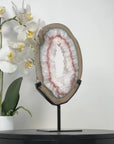 Beautiful Agate & Quartz Portal with Rare Red Banding Formation