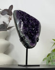 A grade Natural Amethyst & Green Jasper Crystal cluster - MWS3184