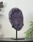Natural Amethyst Specimen with Green Jasper Shell - MWS3231