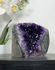 Amethyst Geode Crystal Cluster with Deep Purple Points - CBP1221