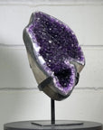 Amethyst Geode with Deep Purple Crystals on Stand - MWS2792