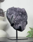 Natural Sirit Amethyst Crystal Formation on stand - MWS3297