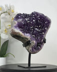 Large Natural Amethyst Stone Crystal Specimen for Home Decor - MWS2830