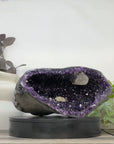 Huge Natural Amethyst Geode with Calcite Formations - STGE0089